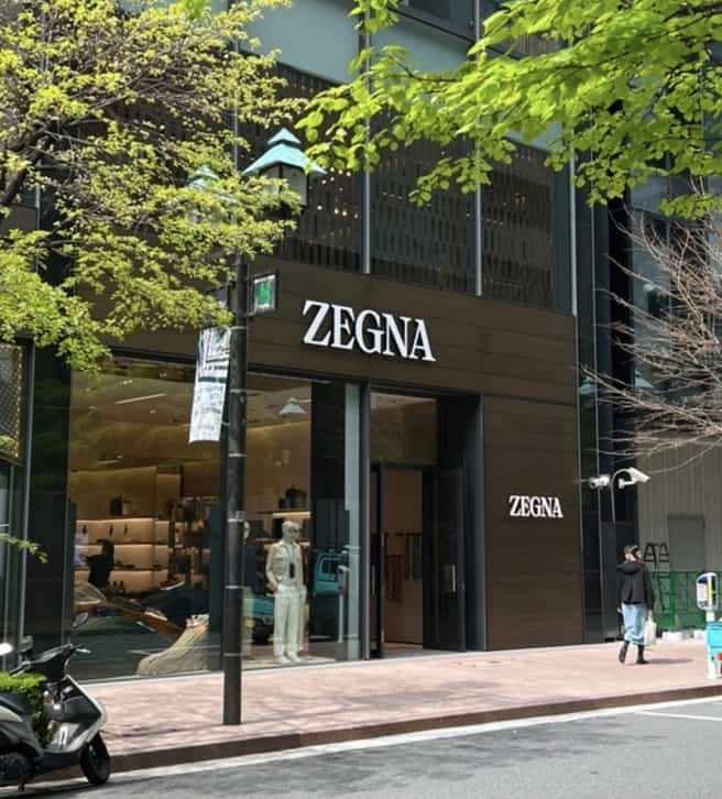 移転後のErmenegildo Zegna Ginza Global Store